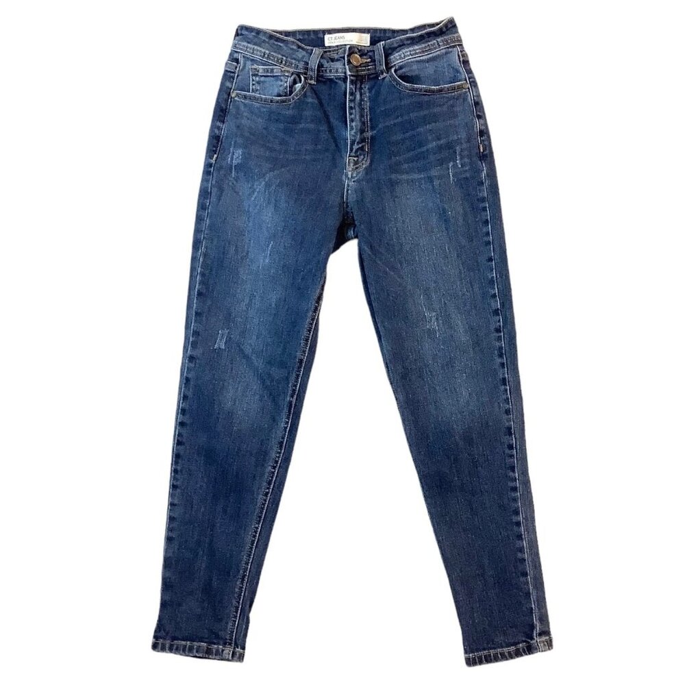 CT Jeans Skinny Stretch Mid Rise Blue Denim Size 2